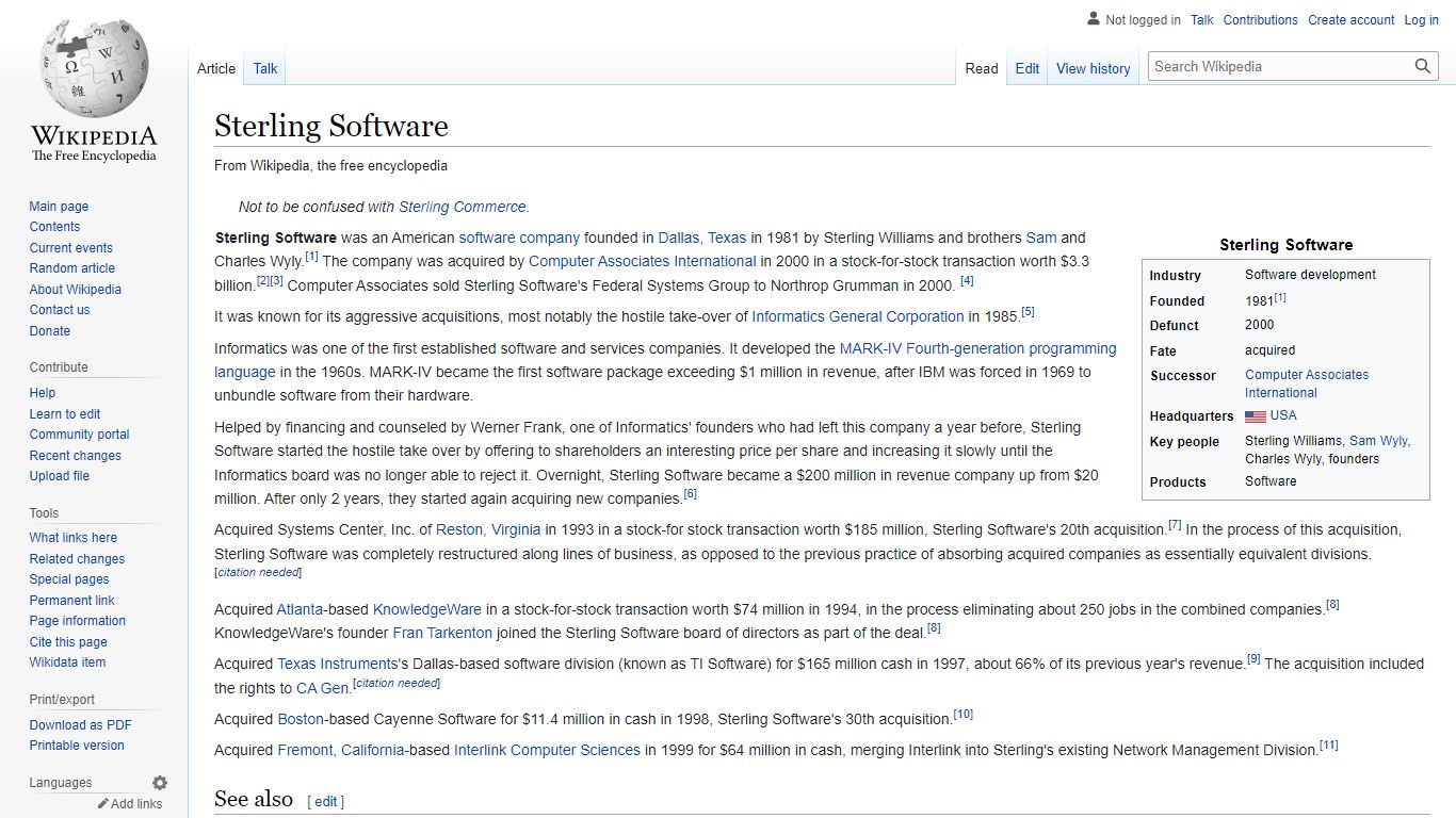 Sterling Software - Wikipedia